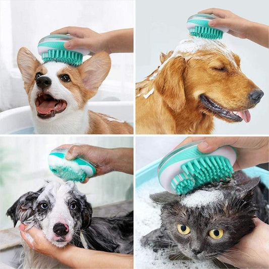 BrossyDog™ - Brosse de bain pour animaux 2 en 1 | chien - Pitoulove